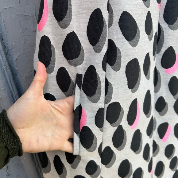 Diane Von Furstenberg New Summer Mini Animal Polka Dot Dress, size 8/10 - Picture 6 of 11